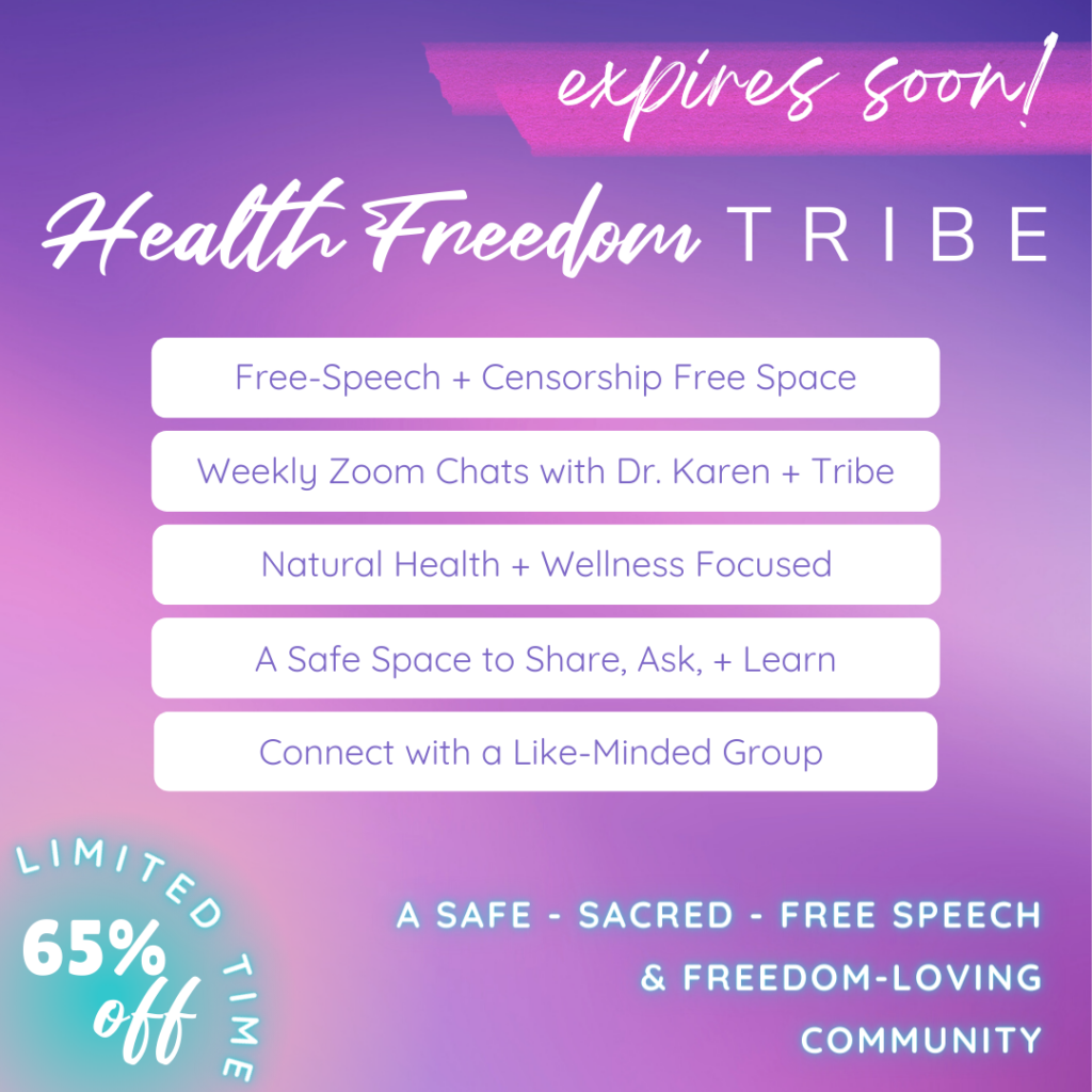 Health Freedom Tribe's *Launch Special Pricing*