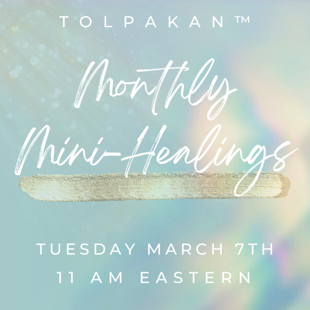 March Mini-Healing Event