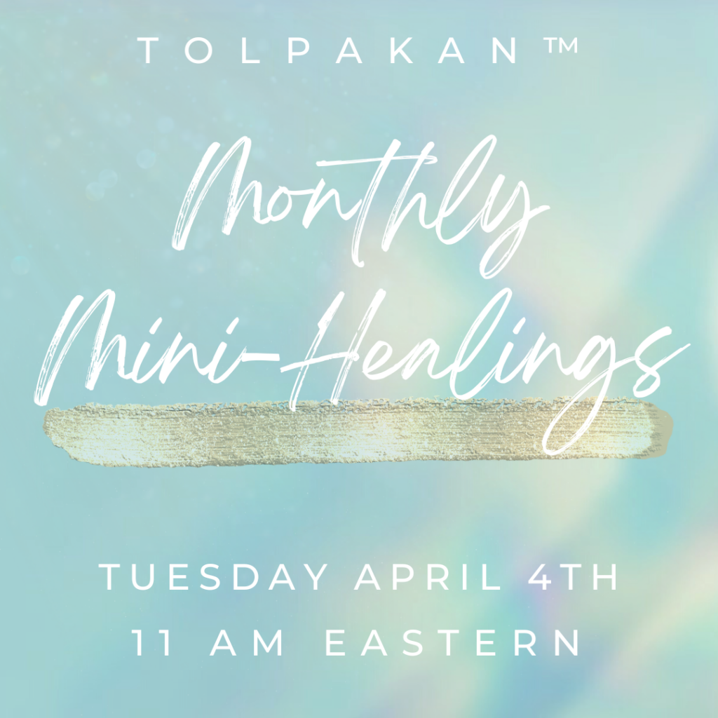 April's Mini-Healing Event