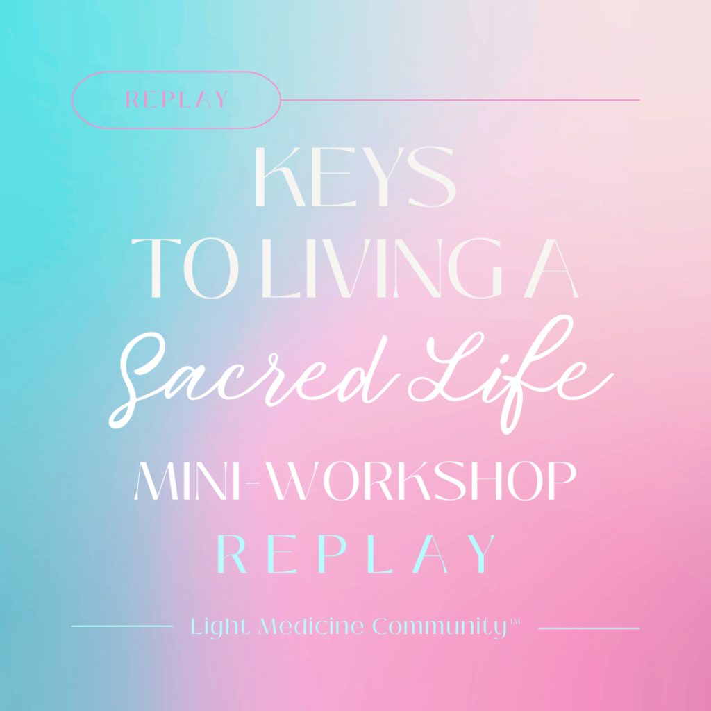 Keys to Living a Sacred Life Event